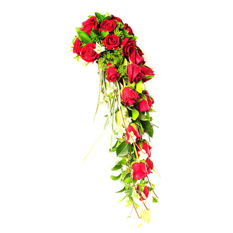 LONG CASCADE ROSE BOUQUET